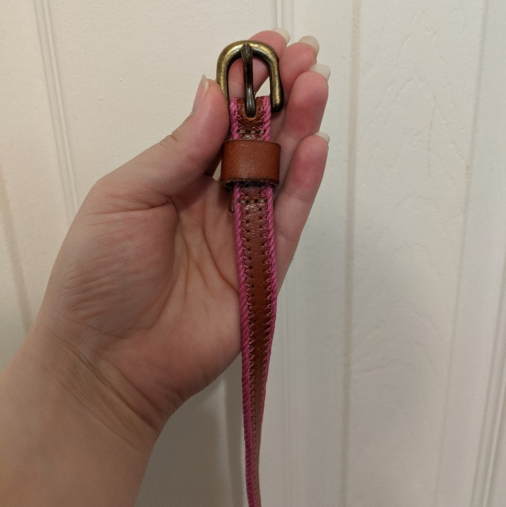Gap 39" skinny brown leather belt